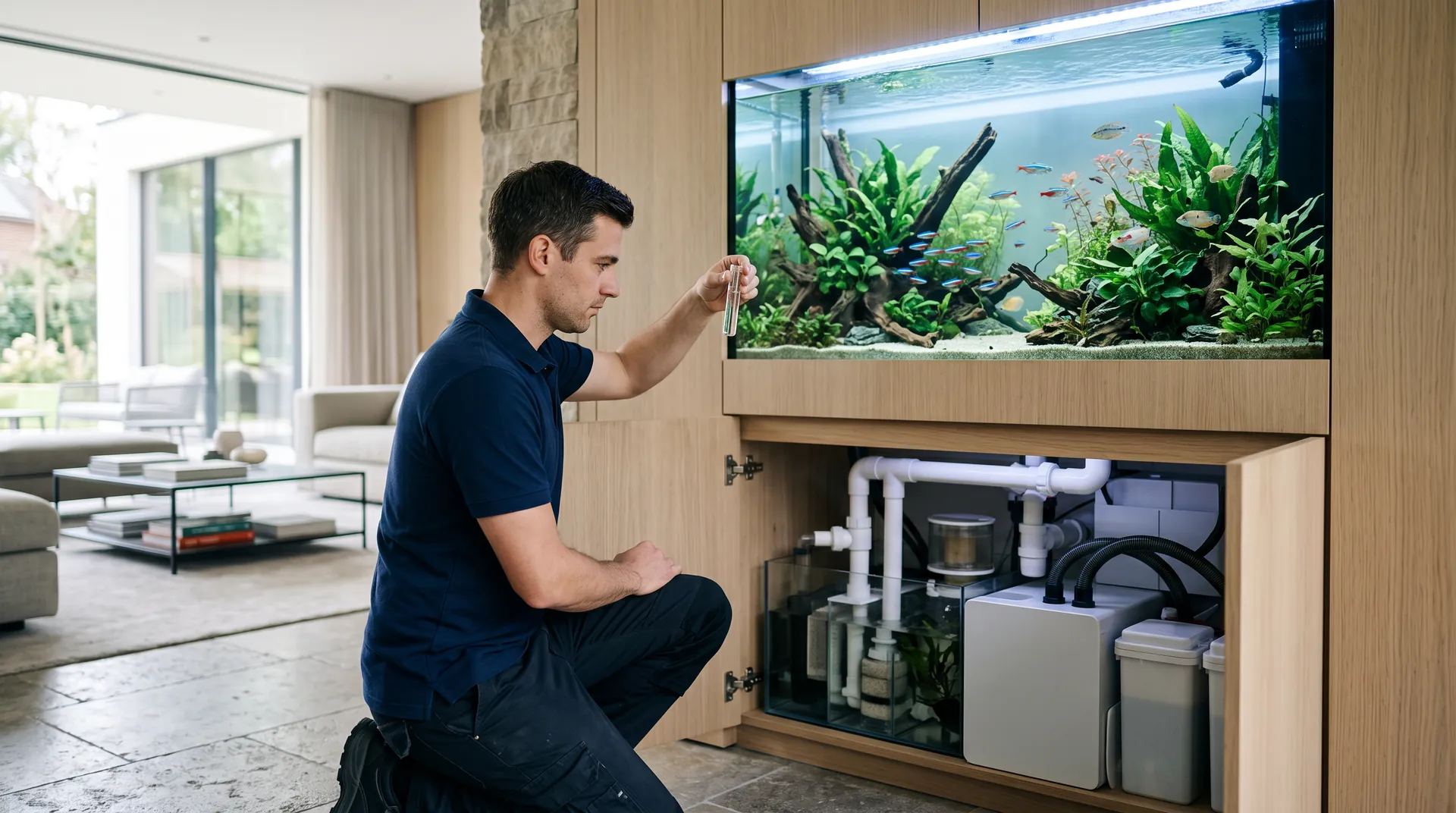 Entretien d'aquarium